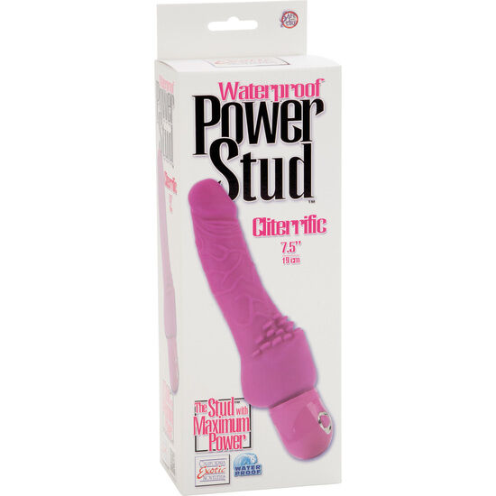 CALEXOTICS - POWER STUD KLITERIFISK PINK VIBRATOR