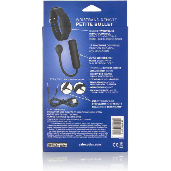 CALEXOTICS - TÉLÉCOMMANDE BRACELET PETITE BULLET
