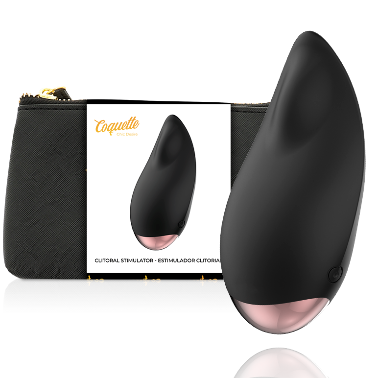 COQUETTE CHIC DESIRE - CLITORIAL STIMULATOR SORT / GULD DROP