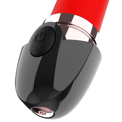 COQUETTE CHIC DESIRE - VIBRATOR GENOPLADELIG LÆBESTIFT SORT/ GULD