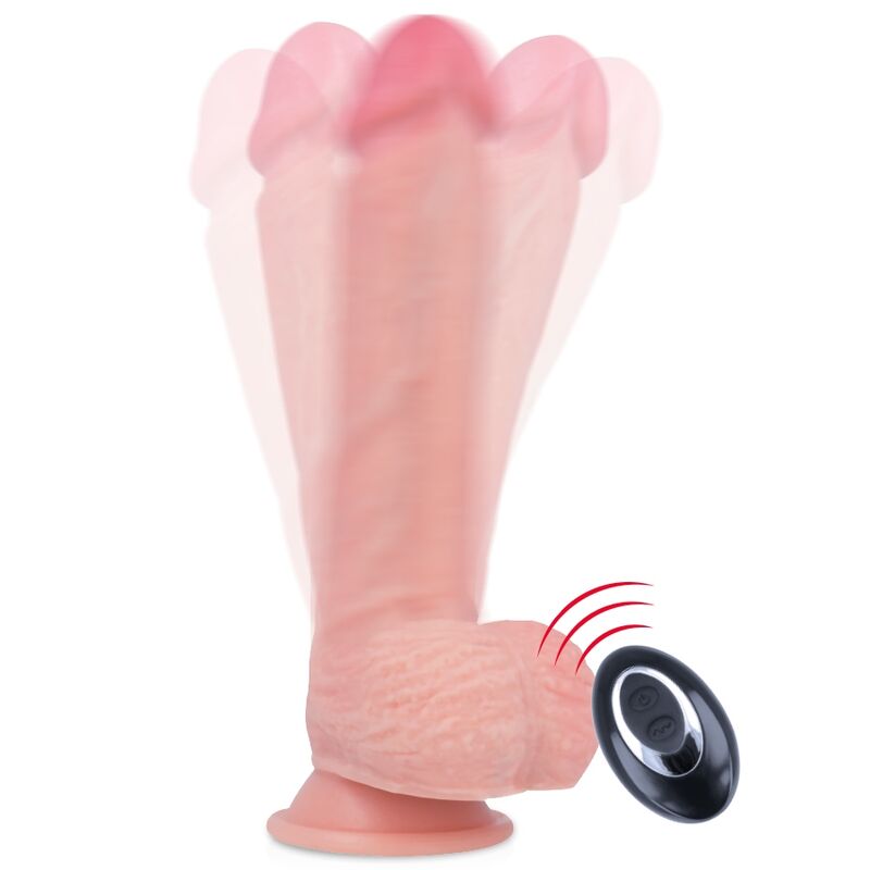 ROCKARMY - LIQUID SILIKONE VIBRATOR PREMIUM APACHE FJERNBETJENING 20,5 CM -O- 4,62 CM