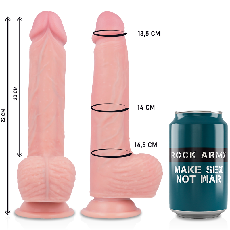 ROCKARMY - ROTATION OG VIBRATION HAWK REALISTIC 22 CM -O- 4,6 CM