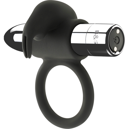 BLACK&amp;SILVER - BAGUE RECHARGEABLE BURTON 10 MODES DE VIBRATION