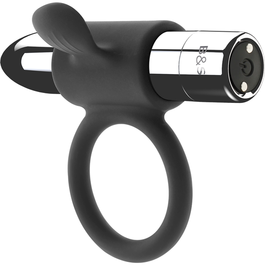 SORT&amp;SØLV - CAMERON GENOPLADELIG RINGSØLV