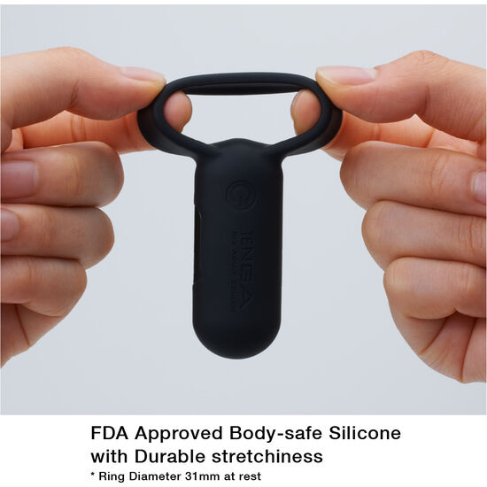 TENGA - ANNEAU VIBRATEUR INTELLIGENT SVR NOIR