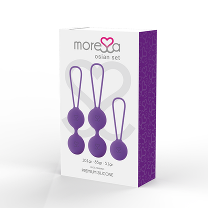 MORESSA - OSIAN SÆT PREMIUM LILAC SILIKONE