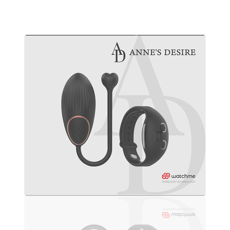 ANNE'S DESIRE - ÆG FJERNBETJENING TEKNOLOGI WATCHME SORT