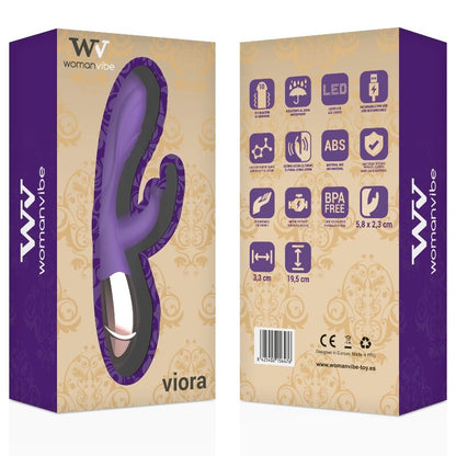 WOMANVIBE - VIORA SILIKONE GENOPLADELIG VIBRATOR