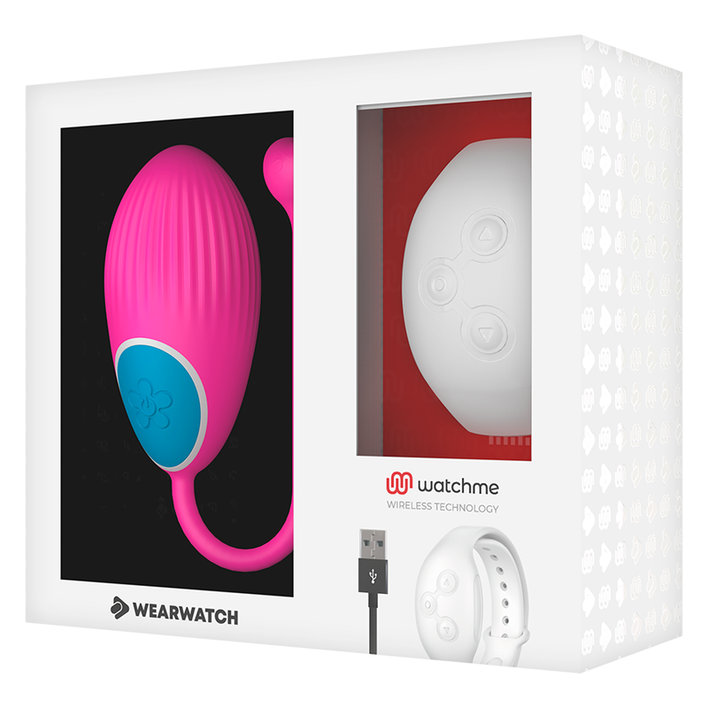 WEARWATCH - WATCHME TEKNOLOGI FJERNBETJENING ÆG FUCHSIA / NIVEO