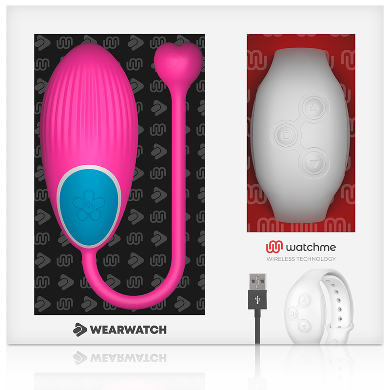 WEARWATCH - WATCHME TEKNOLOGI FJERNBETJENING ÆG FUCHSIA / NIVEO