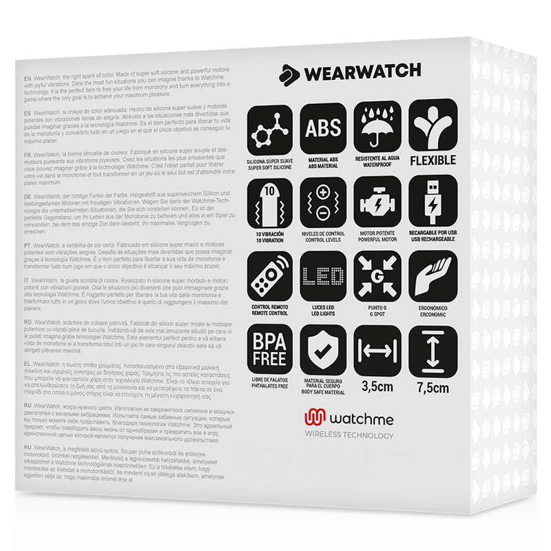WEARWATCH - TÉLÉCOMMANDE WATCHME TECHNOLOGIE ŒUF FUCHSIA / ROSE