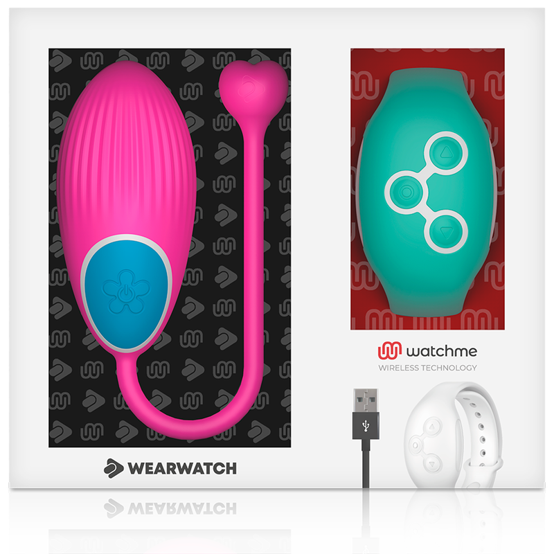 WEARWATCH - WATCHME TEKNOLOGI FJERNBETJENING ÆG FUCHSIA / SAVAND