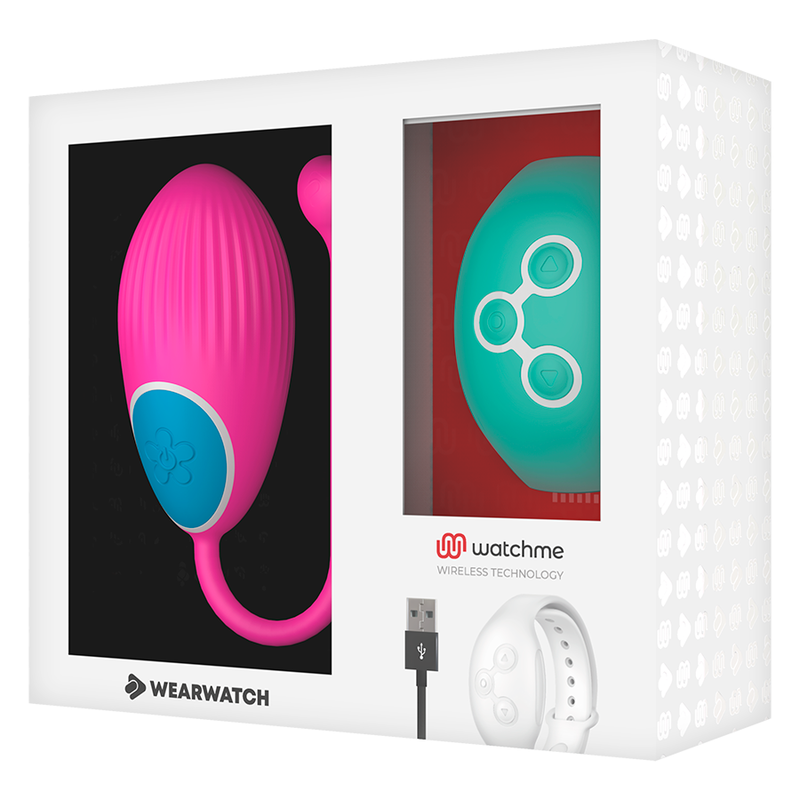 WEARWATCH - WATCHME TEKNOLOGI FJERNBETJENING ÆG FUCHSIA / SAVAND